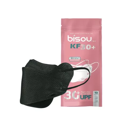 Khẩu Trang KF30+ Bisou Đen Bịch 10 Cái